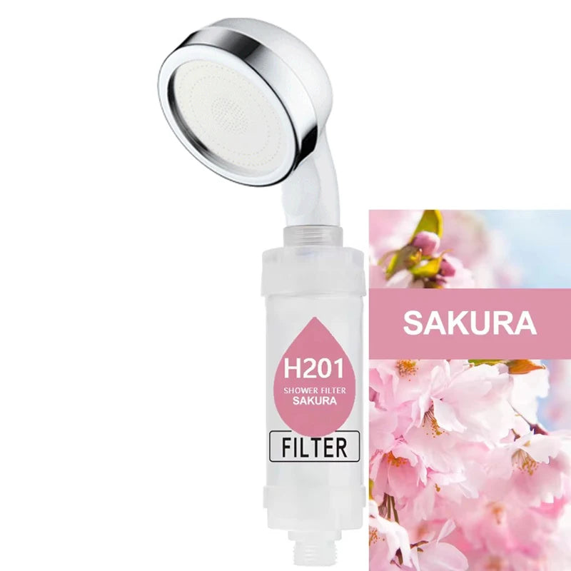 Bathroom Shower Water Filter Nourish Skin Vitamin C Shower head Fragrant Showrhead
