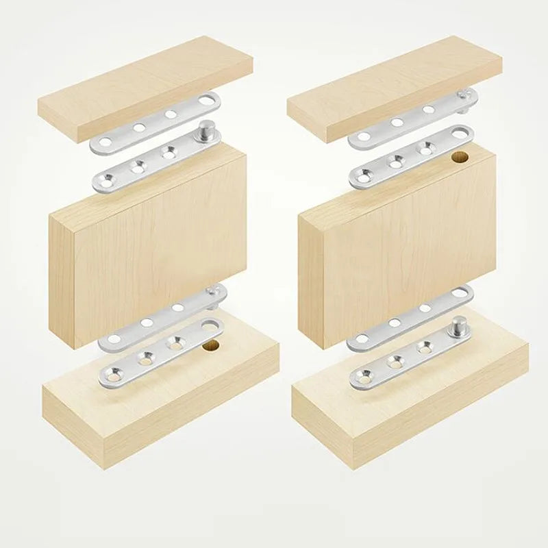 Stainless Steel Doors Hinges Under 360 Degree Rotating Shaft Rotation Hinge Positioning Concealed Cabinet Hinge