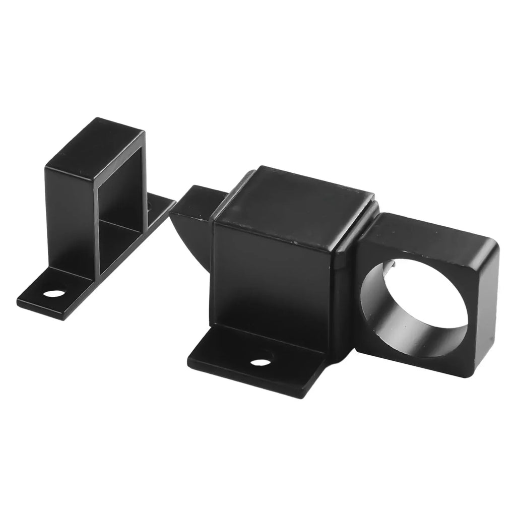 Door Latch Aluminum Alloy Security Automatic SASH Door Spring Bounce Lock Square Self-closing Bolt Spring Thumb Lock