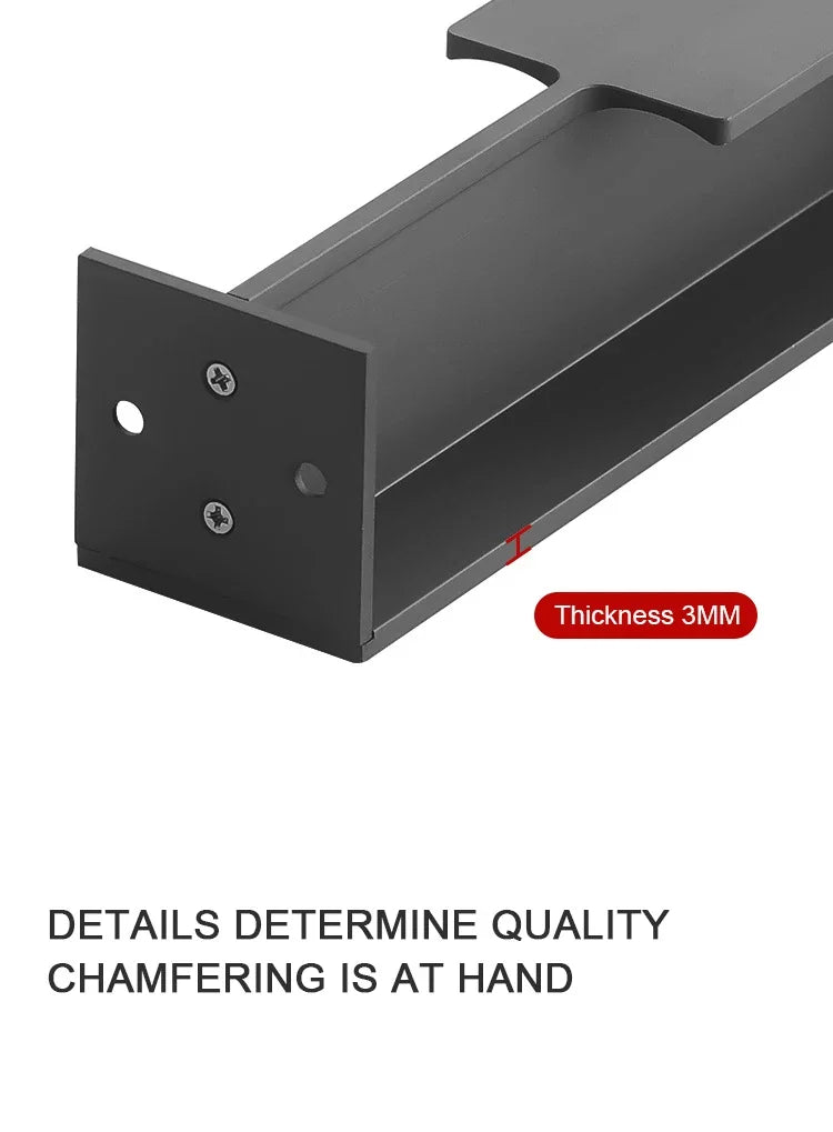 Invisible Handle Embedded Furniture Handle Simple Sliding Door Handle Pocket Wooden Door Anti-collision Aluminum Alloy Hardware