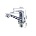 Bathroom Single Cold Water Tap Basin Sink Faucet Mixer Home Kitchen Basin Quick Opening Tap Bathroom Accessories