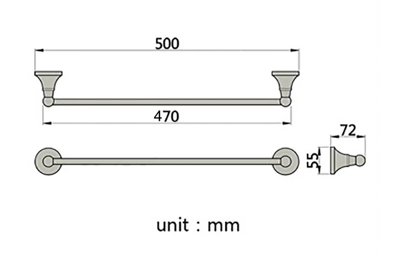 Bronze Bathroom Accessories Hardware Antique Hair Dryer Rack Coat Towel Shelf Rail Bar Shower Soap Dish Holder Toilet Brush
