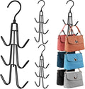 2 Pack Purse Hanger Organizer Metal Handbag Storage Hook for Closet Space Saving Rack Keeping Bags Visible in Condition