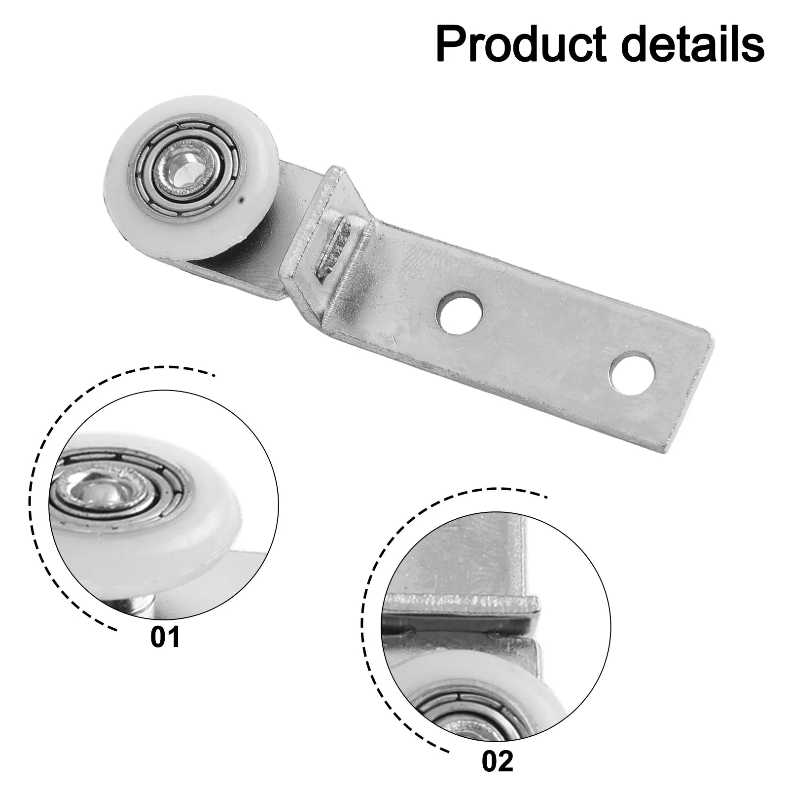 Sliding Door Pulley Hanging Wheel Curtain Track Pulley Block Sliding Door Roller Cabinets Bearing Hanging Wheel Hardware  ﻿
