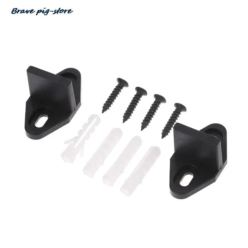 NEW 2sets Sliding Door Floor Guides Closet Door Guide Mounted Bottom Track Guide