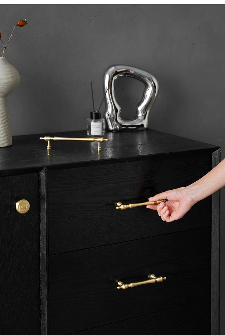 Modern /Solid Brass Furniture Handles for Cabinets and Drawers  Wardrobe Dresser Cupboard / Bedroom Drawers Knobs and Handles