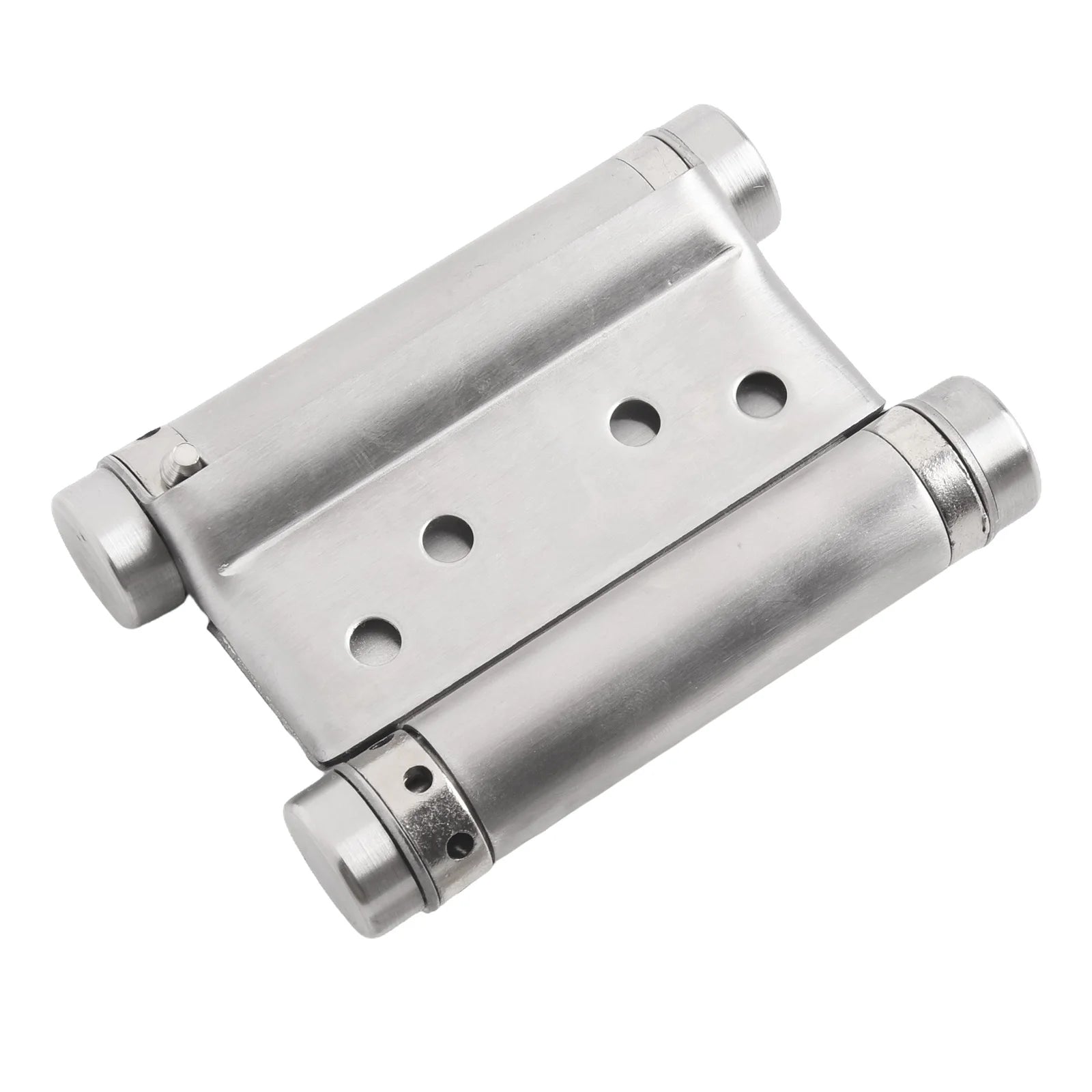 Double Spring Hinge Two-Way Free Door Hinge Stainless Steel  Automatic Door Closing Garage Door Hinges Fence Dedicated Hardware