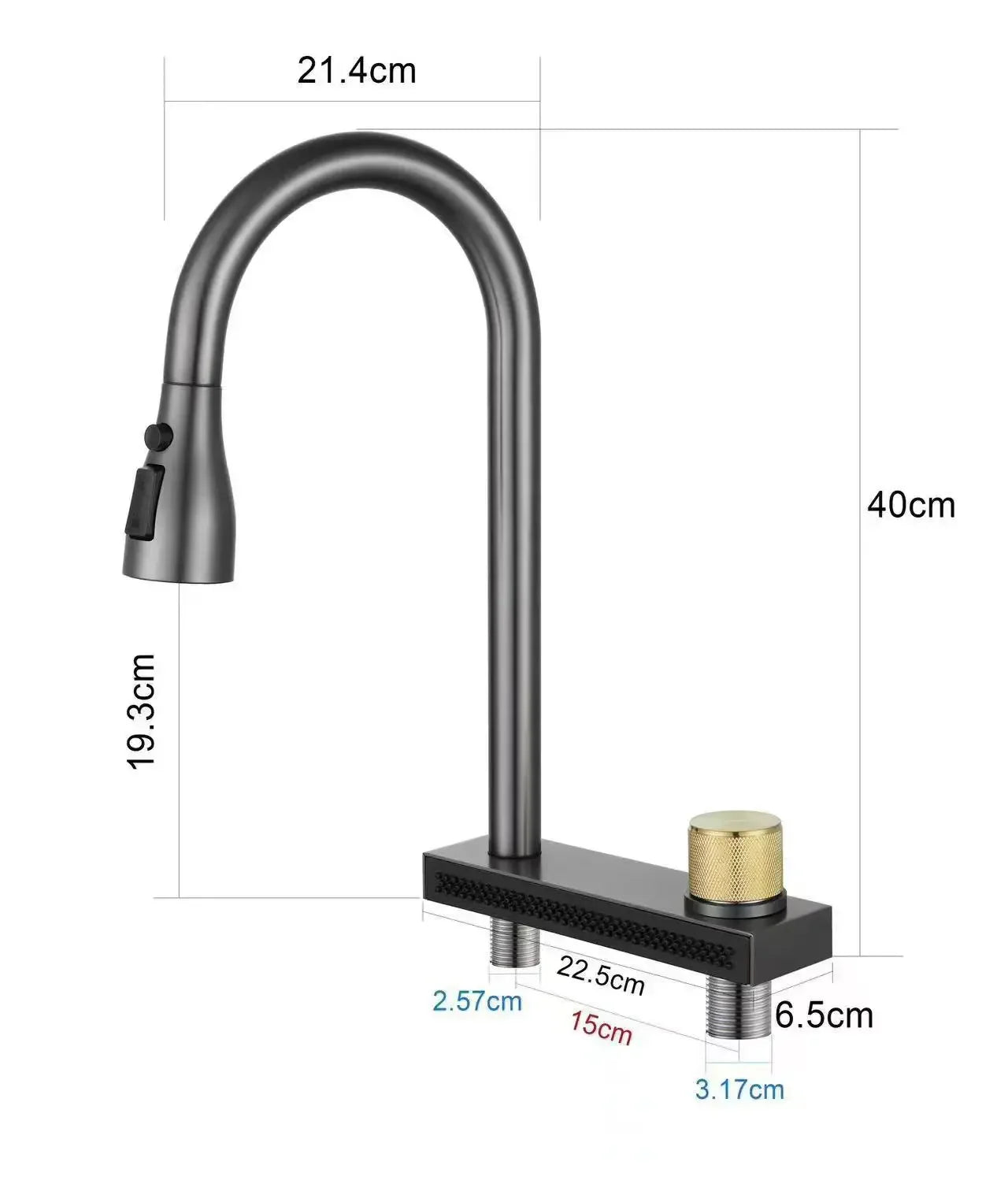 Waterfall Sink Pull Type Kitchen Faucet Hot Cold Mixer Vegetable Wash Tap Basin Multiple Water Outlets Rotation Flying Rain Tap