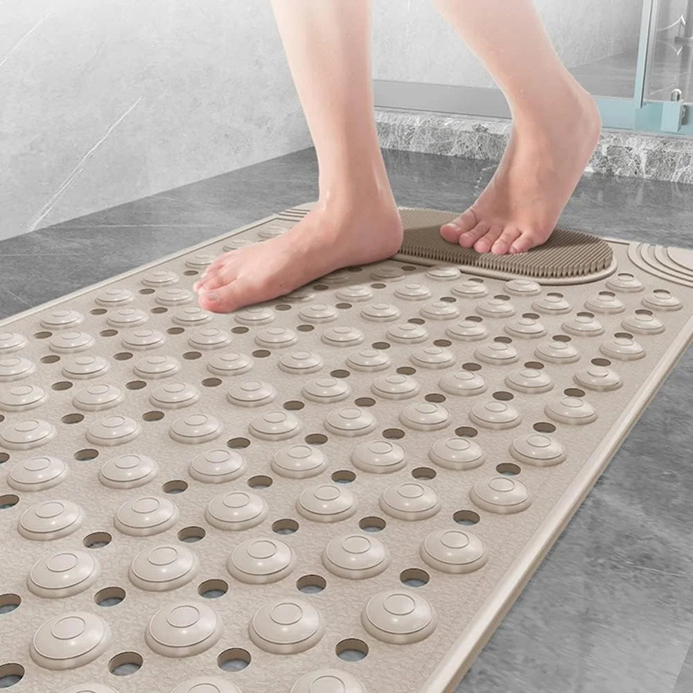 Shower Mat Hotel Quality for A Non-Slip Experience Luxury Anti-Slip Bath Mat with Suction Cups Bathroom Carpet
