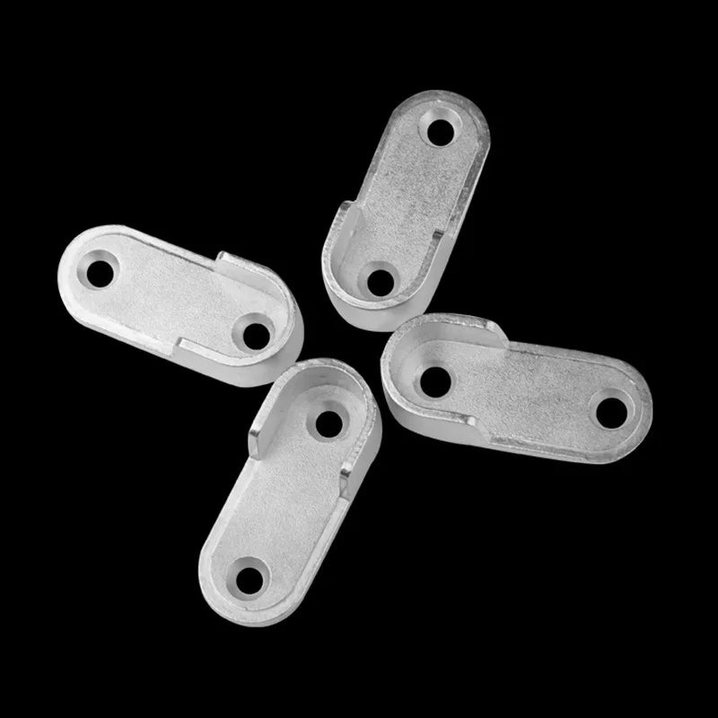 2/4/8PCS Wardrobe Clothes Tube Support Closet Rod Pole End Bracket Thickening Holder Cupboard Hardware Furniture Accessories 16#