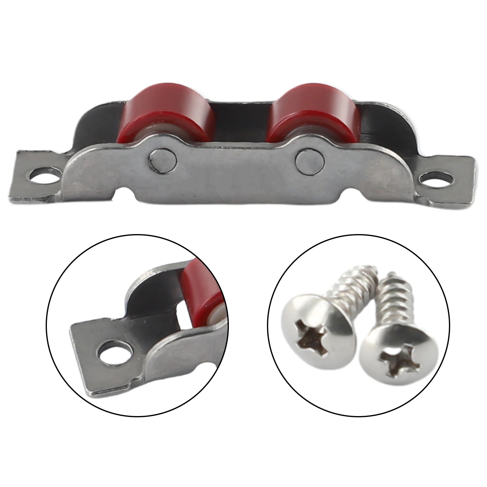 Door Hardware Door Sliding Roller Home Garden Runner Wheel Slot Wheels 1Pc Pulley Sliding Door Roller New Style