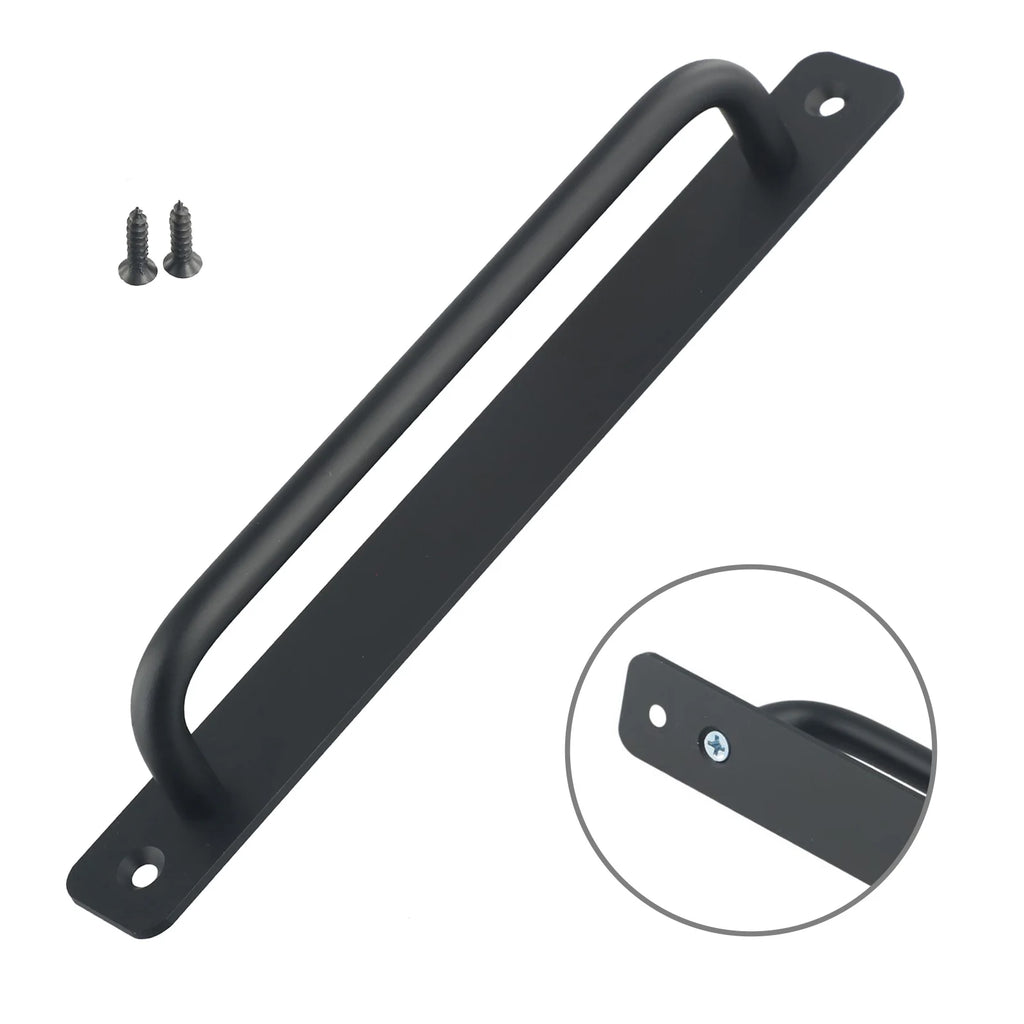 Sliding Door Handle Aluminum Alloy Pull Push Door Handle For Gate Toilet Door Non Perforated Door Window Handles Wood Doors Grip