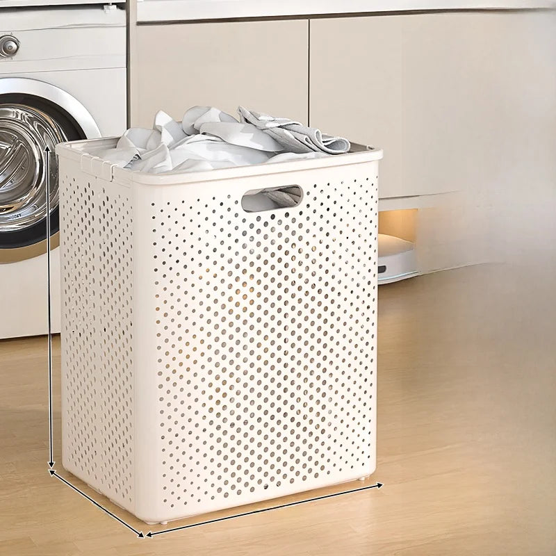 Bathroom Dirty Clothes Basket Laundry Hamper Stackable Storage Basket High Aesthetic Value Toilet Clothes Storage