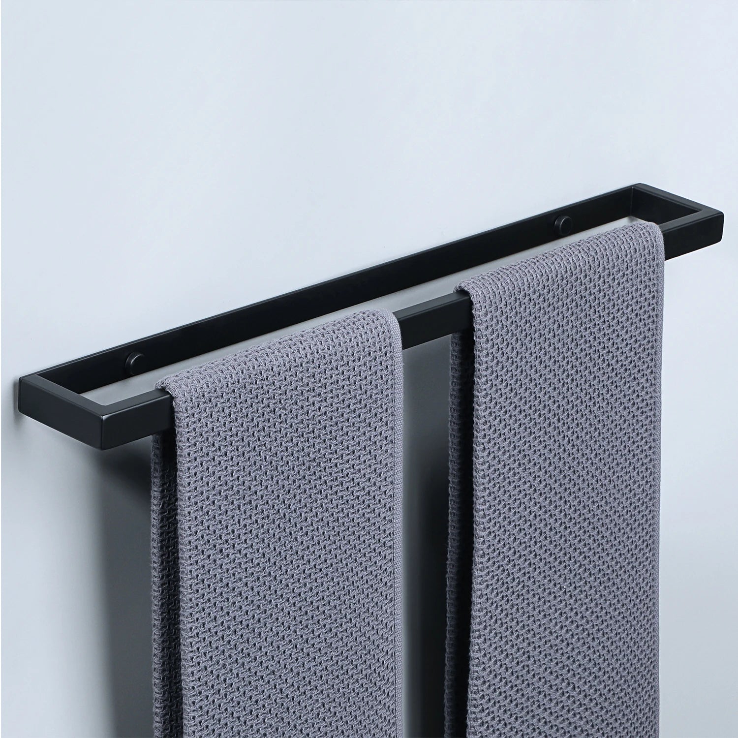 Bathroom Hardware Black Bath Robe Hook Towel Rail Bar Rack Bar Shelf Tissue Paper Holder Bathroom Accessories