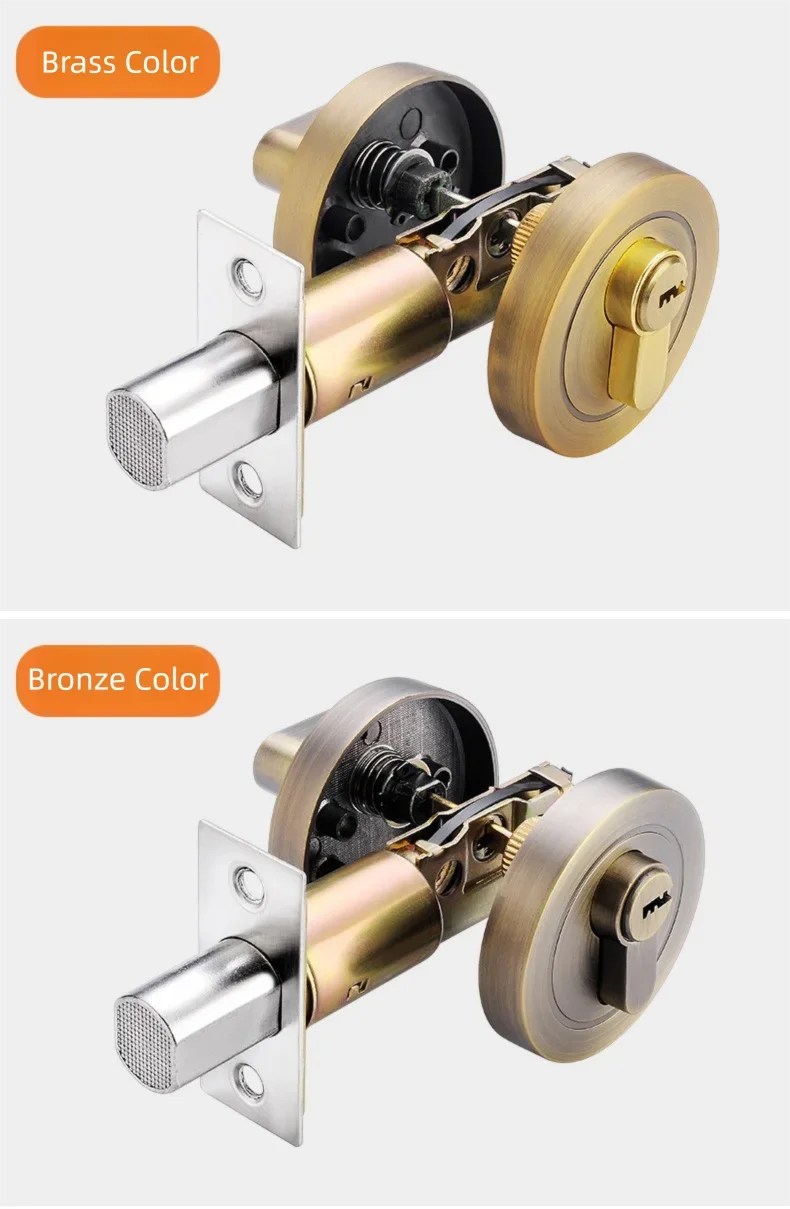 Hidden door lock; concealed lock; wooden door lock; single and double-sided lock; bedroom door lock; hallway lock; auxiliary ind
