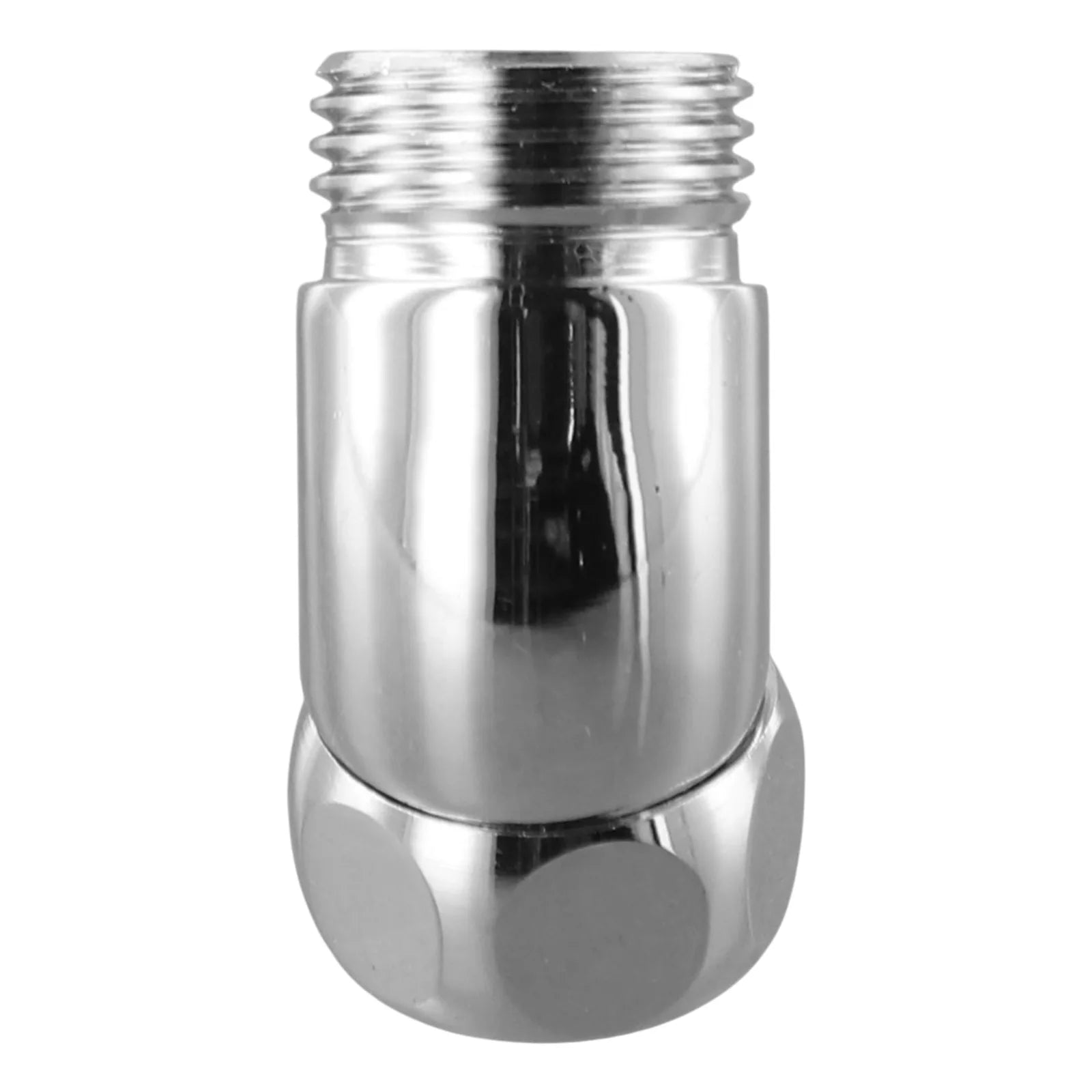 Bathroom Upgrade Chrome Hand Shower Connector Easy Install Shower Head Connector Stainless Steel Hassle-Free Setup
