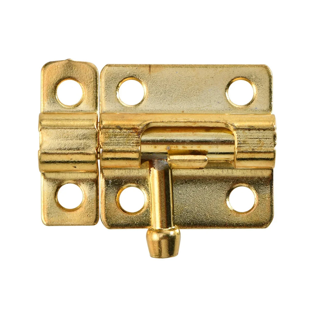 Door Security Slide Latch Lock with 6 Screws , 1 Pack/2 Pack Keyless Entry , Duty Iron Sliding , Easy to Install Gate