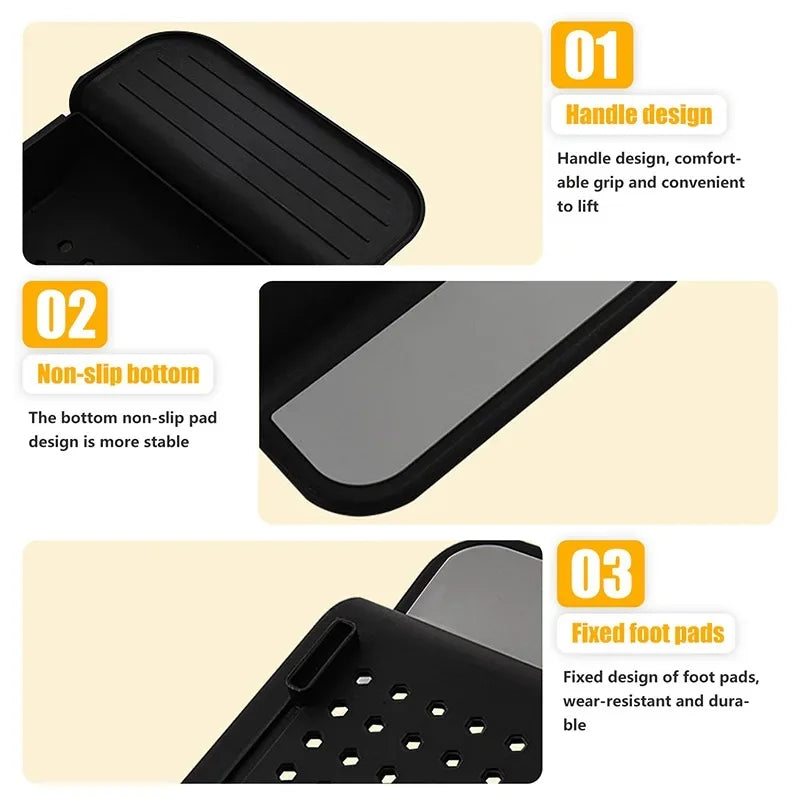 Bathtub Tray Storage Rack Shelf Tub Multi-Function Towel Organizer Retractable Bath Shelf In The Bathroom Bathtub Accessories