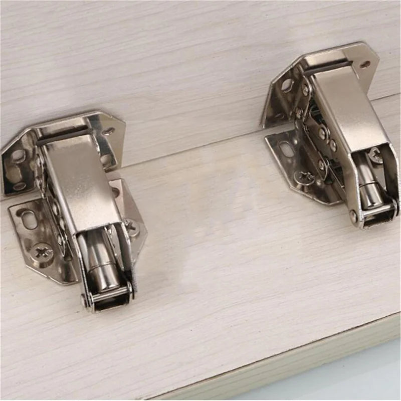 170 Degree Furniture Cabinet Door Hydraulic Hinge with Screws Soft and Slow Close Thick Door Panels Door Wardrobe Hinge Hardware
