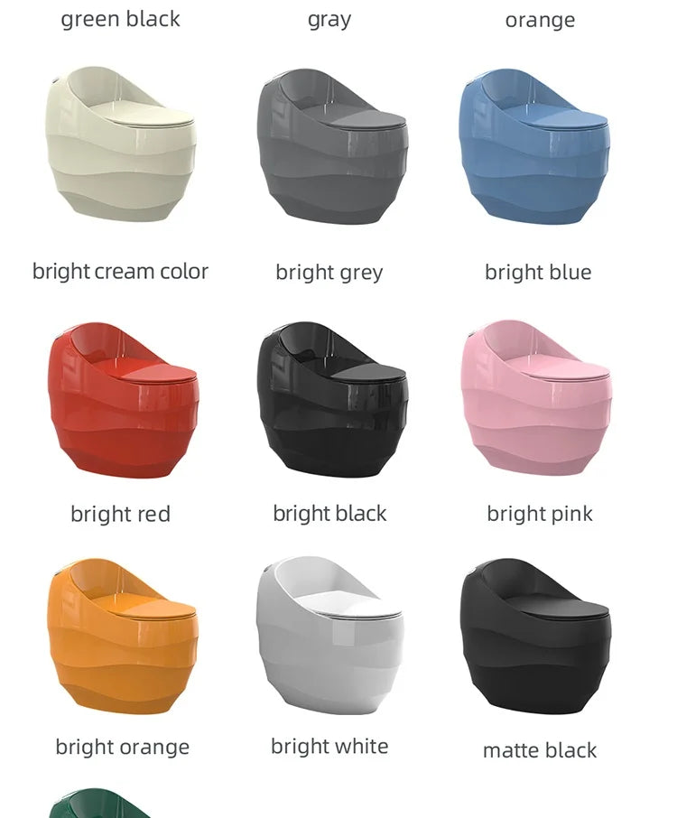 Bathroom Ceramic Toilet Modern Colored Bowl Wc Set Golden Wall Hung Toilet