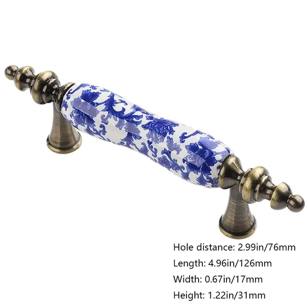 1Pcs 76mm/96mm/128mm Creative Furniture Antique Fashion Drawer Knobs Pull Handles Dresser Cabinet Handles Door Handle