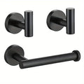 3Pcs Bathroom Hardware Set Stainless Steel Bathroom Accessories Set Includes Towel Holder And Toilet Paper Holder-Saving Design