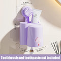 Bathroom Shelves Wall Mount Toothbrush Toothpaste Holder Suction Cup Storage Rack Toiletries Organizer Bathroom Accessories