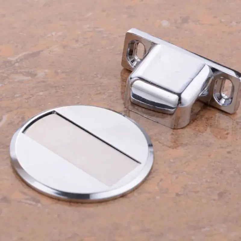 Magnetic Door Stop, Hidden Magnetic Door Stopper,Zinc Alloy,Floor Mount Self Adhesive & Punched Door Catch Doorstop,самозажимной