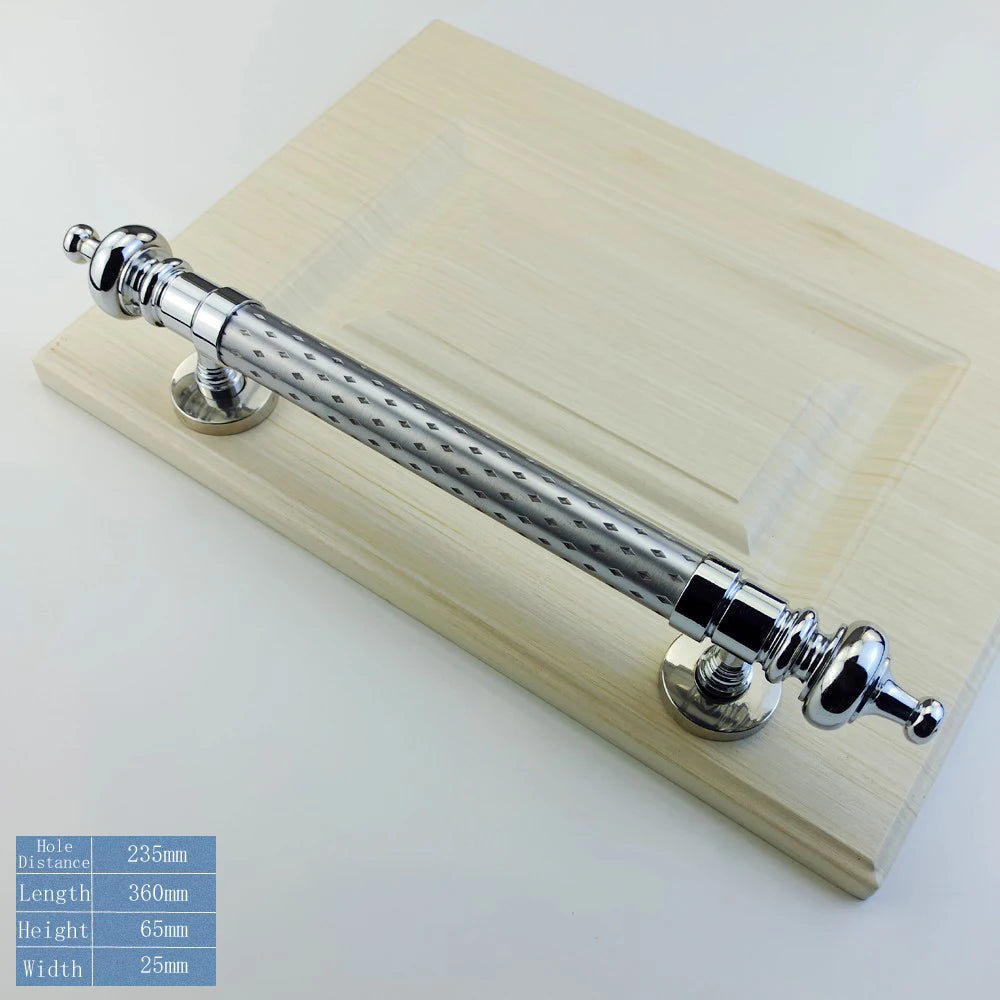 255mm/290mm/345mm Furniture Wooden Door Handle For Bathroom Bedroom Restaurant Sliding Door Handle Wardrobe Gate Pulls Handles