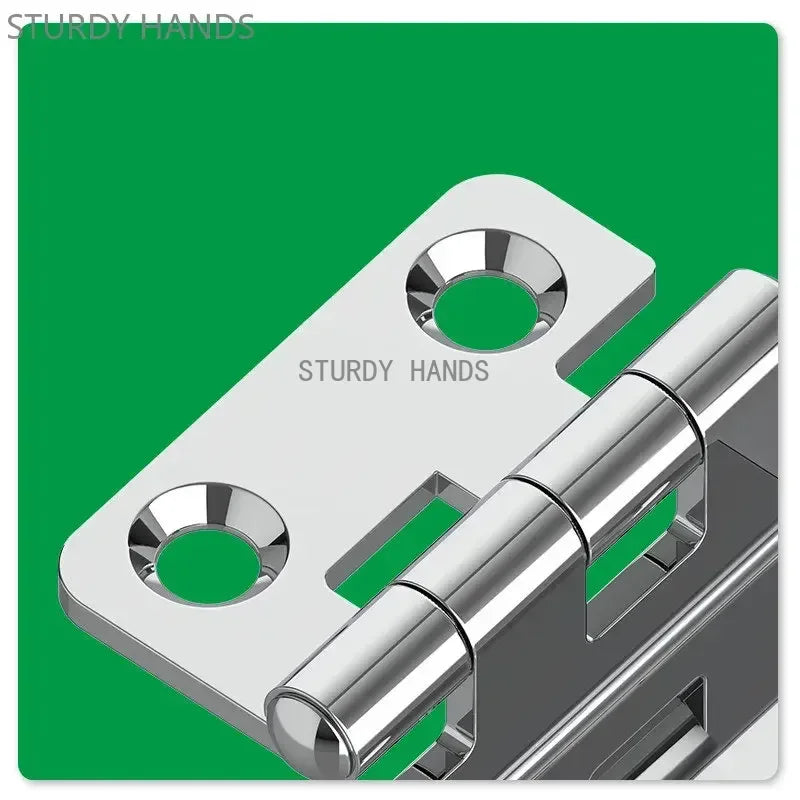 5pcs Stainless Steel 270 Degrees Opening and Closing Buffer Hinge Cabinet Door Mechanical Hinges Furniture Hardware with Screw
