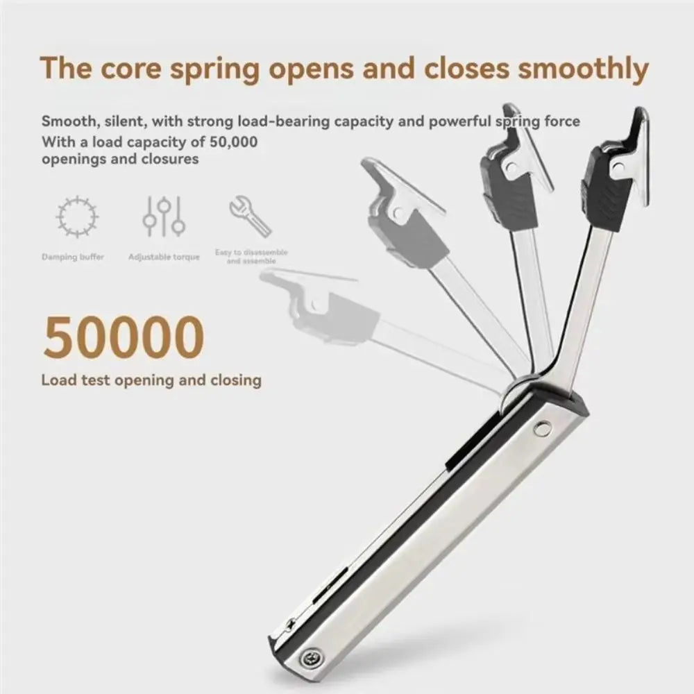 Heavy Duty Hydraulic Cabinet Hinge Buffering Concealed Soft Closing Hinges Durable Sturdy Lift Up Door Hardware Free-standing