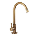 Cold Kitchen Sink Faucet Antique Bronze Finished 360 Degree Single Hole Water Tap Cooper Kitchen Tap ELK12