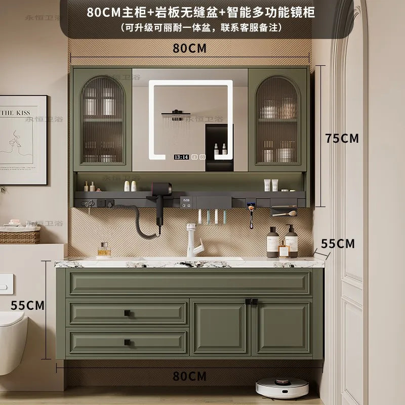Sink Organizer Bathroom Cabinet Modern Wash Vanity Sink Bathroom Cabinet Wall Shelves Mueble Organizador Home Accessories