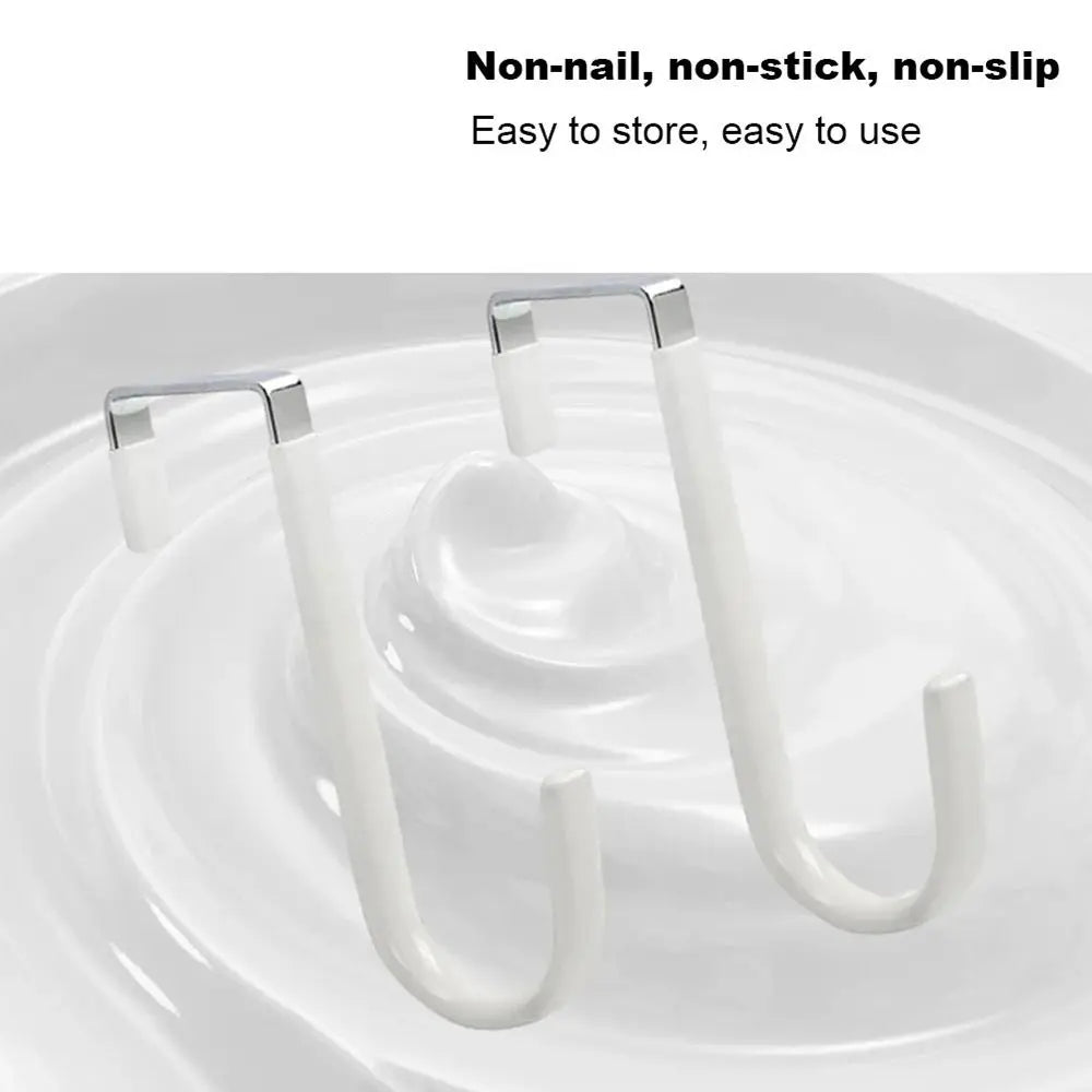 Towel Coats Hangers Nonstick Non-punching Over The Door Hooks Rubber Prevent Scratches Hanging Organizer Clothes Storage Holder