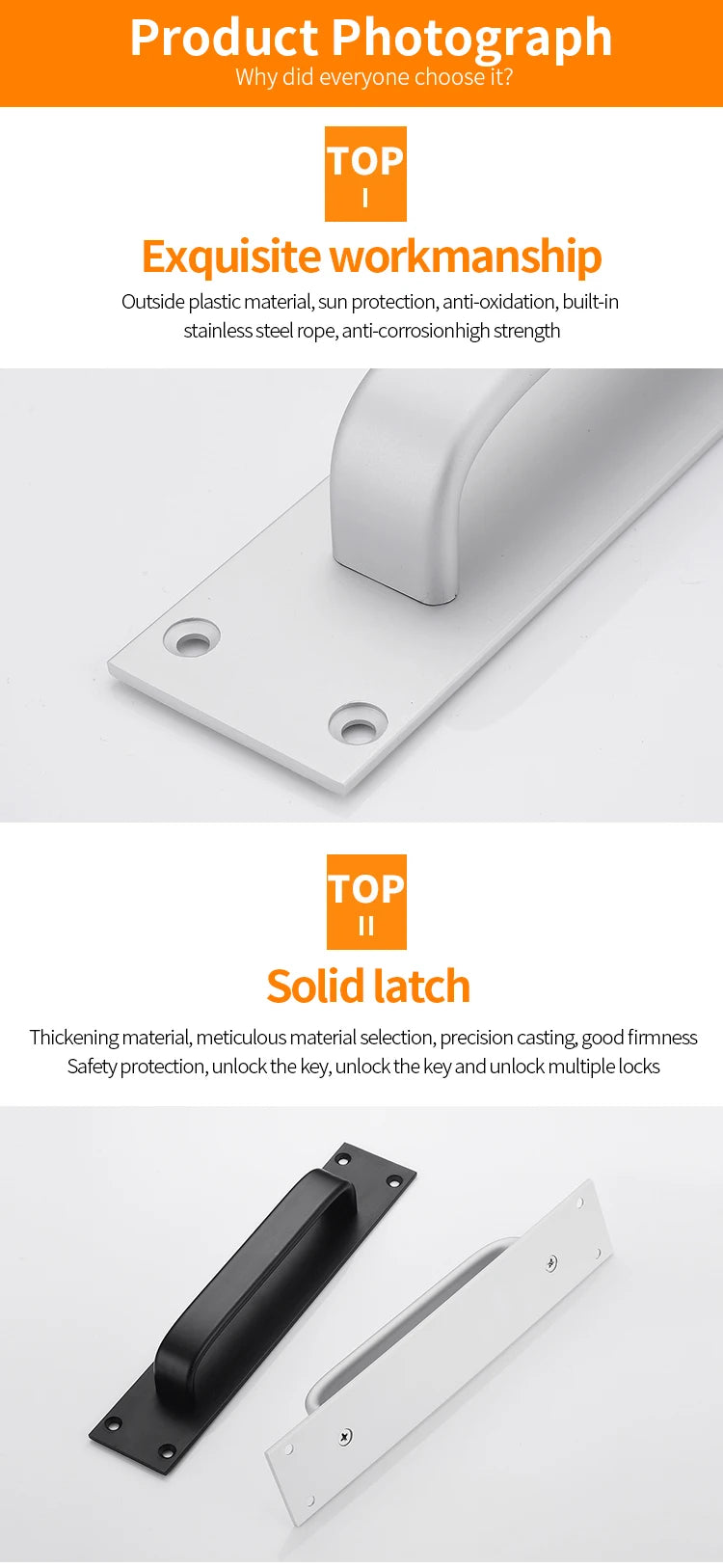 Modern Style Door Handle Sliding Door Pull Push Handles Aluminium Alloy Furniture Pulls Kitchen Cabinet Handle Door Hardware
