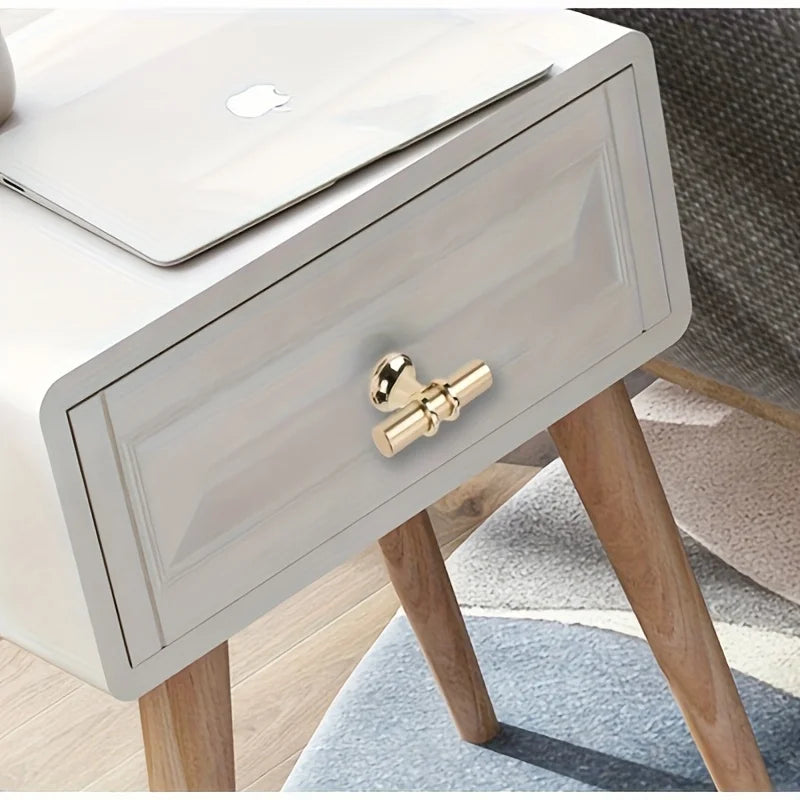 12pcs Wardrobe door handle modern simple light luxury black cabinet handle Golden lengthened cabinet door drawer small handle