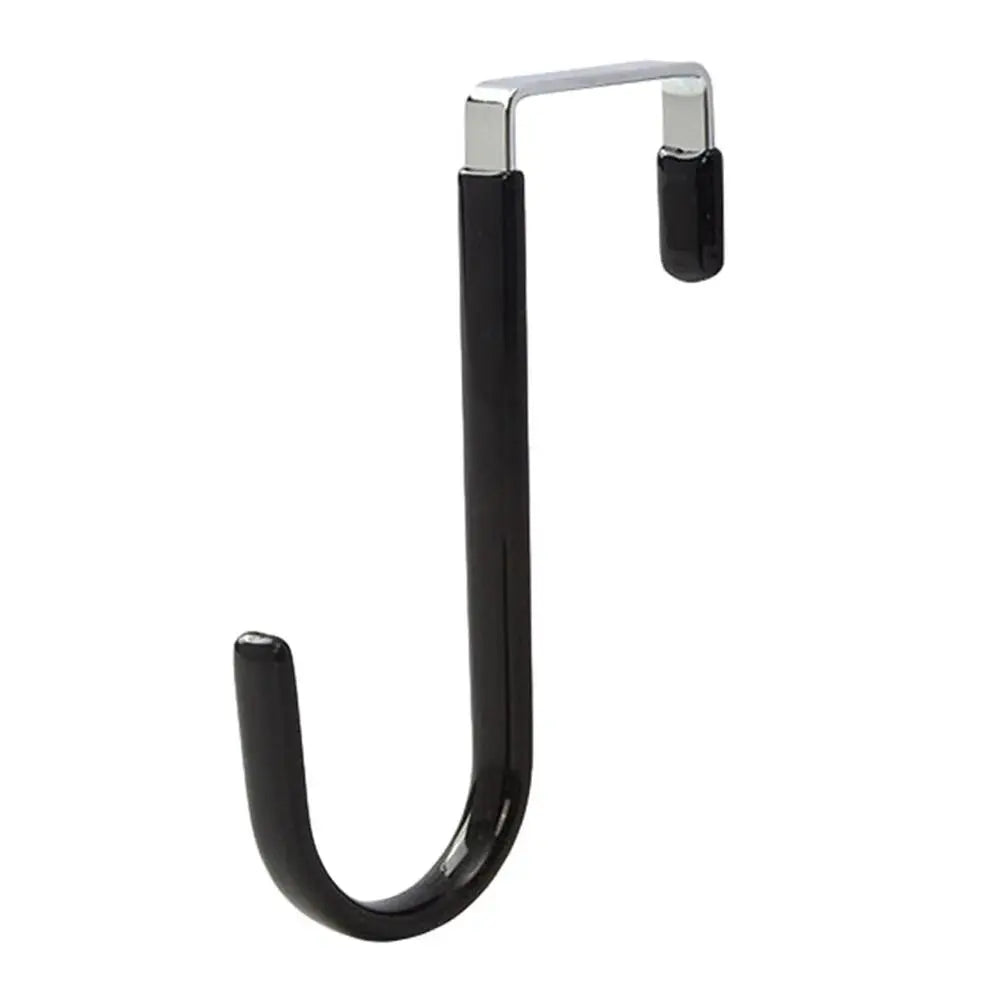 Towel Coats Hangers Nonstick Non-punching Over The Door Hooks Rubber Prevent Scratches Hanging Organizer Clothes Storage Holder