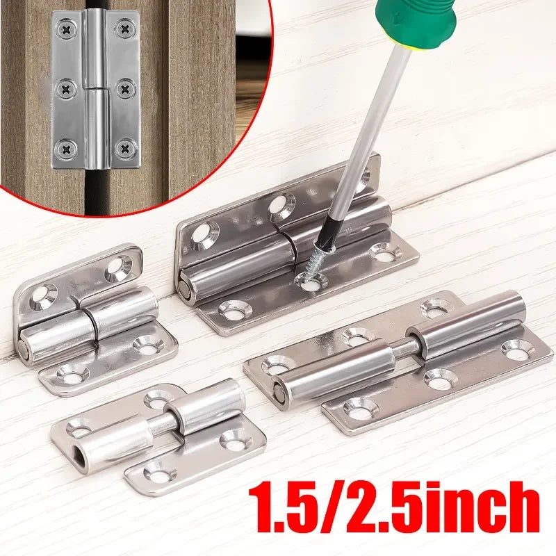 Stainless Steel Hinges Door Connector Universal Furniture Drawer Cabinet Fitting Hinge Detachable Furniture Hardware Accessories