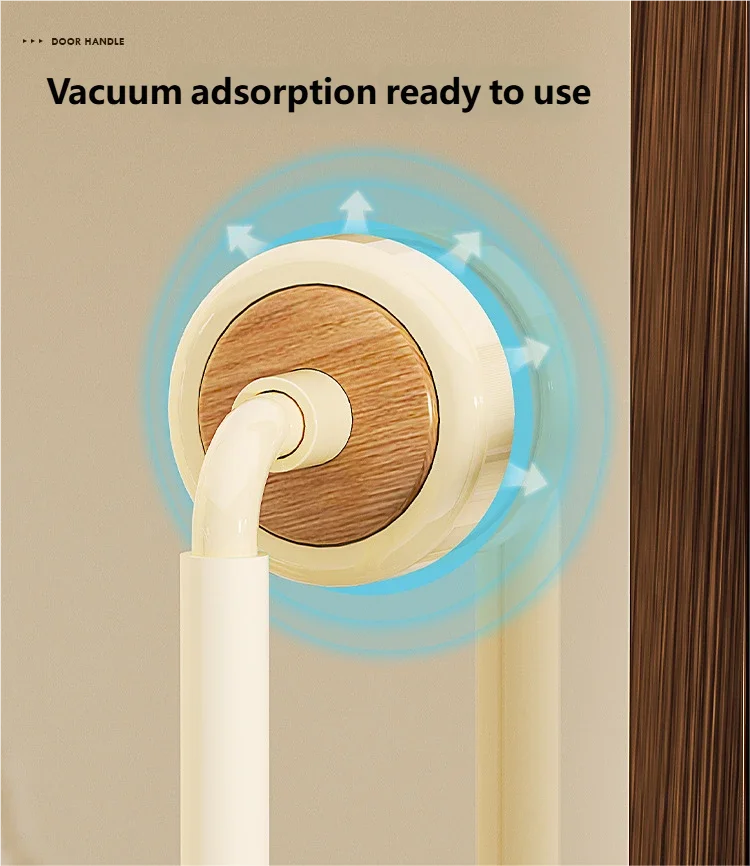 Suction cup door handle, no punching, powerful shower room, kitchen sliding door, glass door, cabinet door, refrigerator handle,