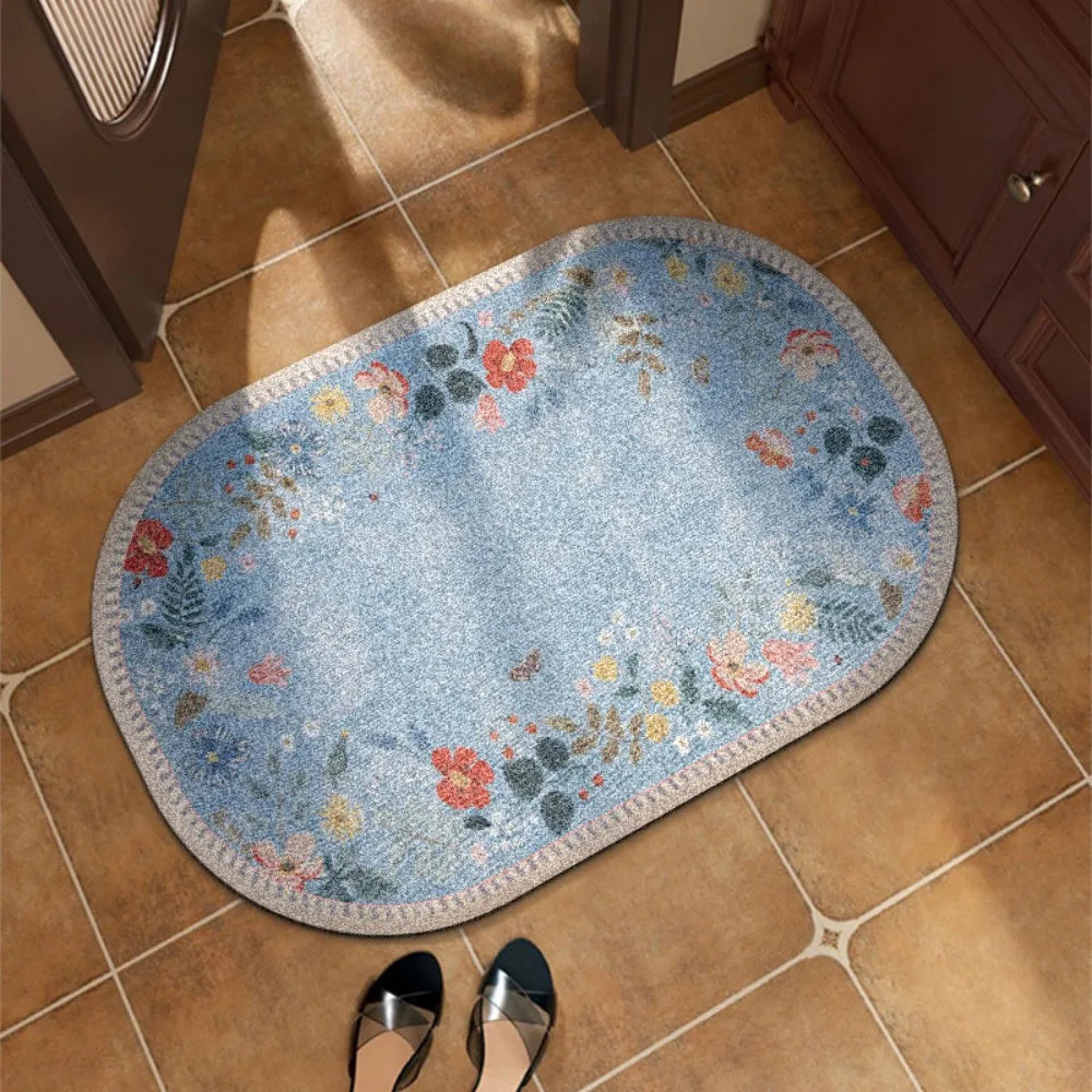 VIKAMA Bathroom Mat Anti-Slip Absorbent Bathroom Mat Quick-Drying Easy-Clean Mat for Bathroom Entrance bathroom