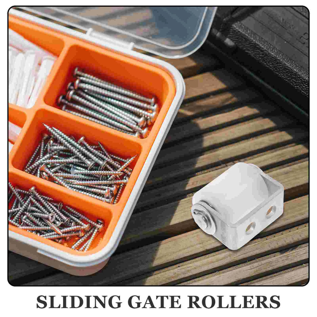 Sliding Gate Roller Stainless Steel Sliding Gate Nylon Guide Wheel Door Bracket Small Roller Pulley Runners Hardware