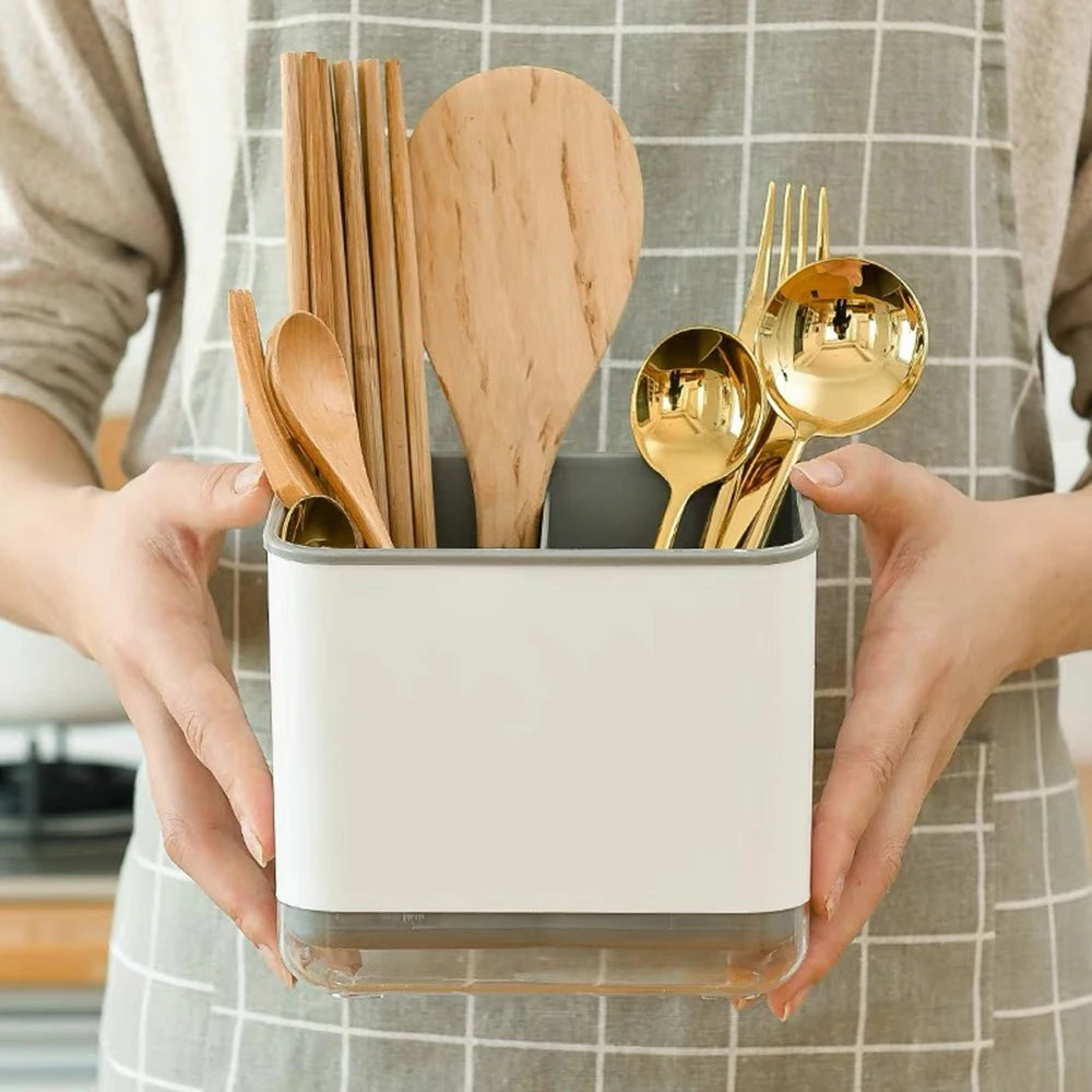 Household Multi-Functional Tableware Rack, Kitchen Tableware Drain Rack, Chopsticks Rack, Spoon, Chopsticks, Fork, Storage Rack