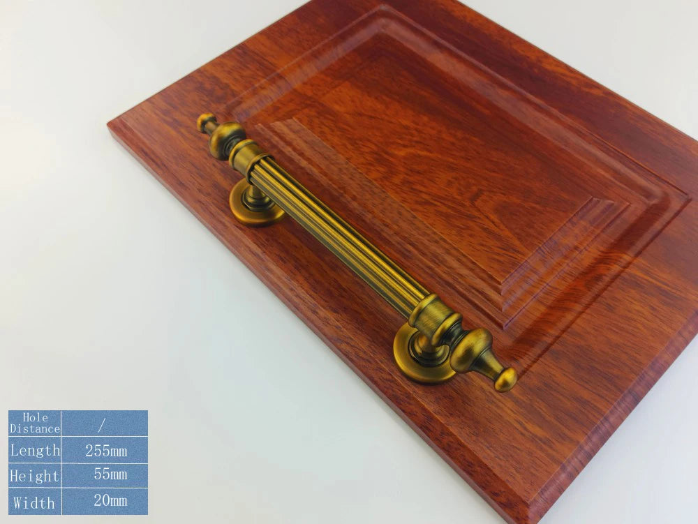 255mm/290mm/345mm Furniture Wooden Door Handle For Bathroom Bedroom Restaurant Sliding Door Handle Wardrobe Gate Pulls Handles