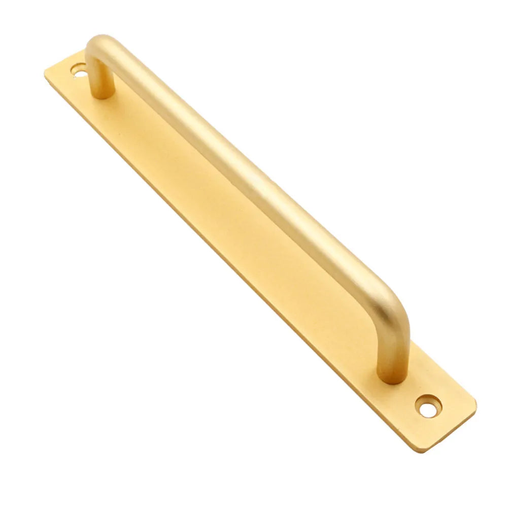 Sliding Door Handle Aluminum Alloy Kitchen Cabinet Door Knob Furniture Drawer Pull Hardware Pull Bar Handle For Gate Toilet Door