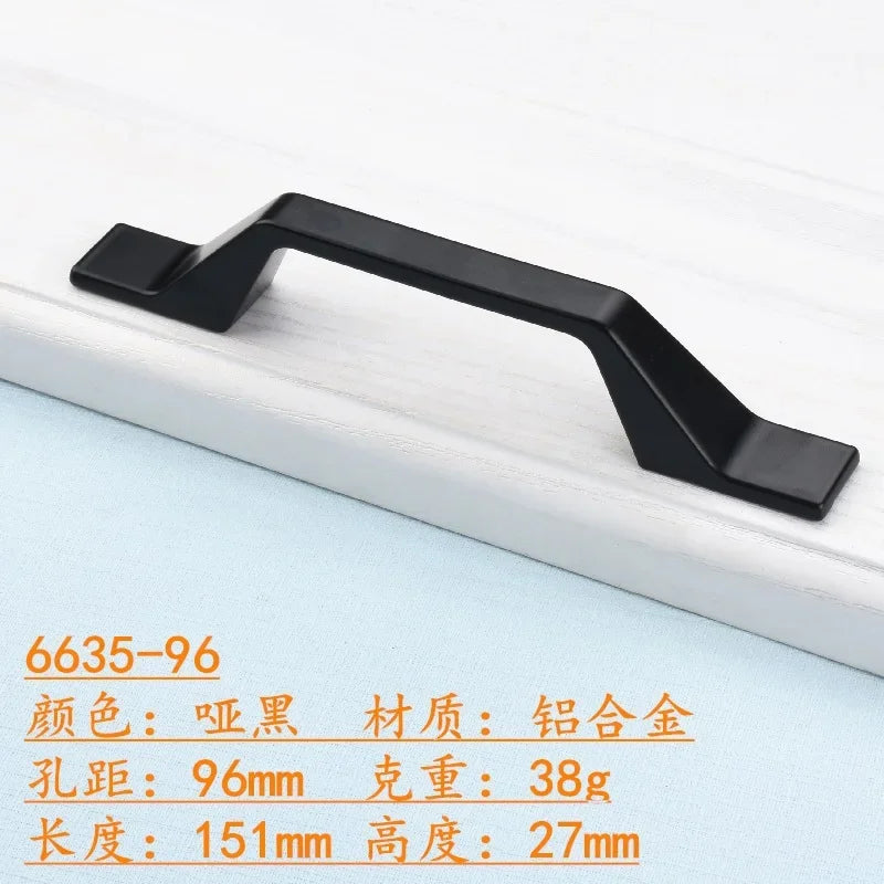 Black Handles for Furniture Cabinet Knobs and Handles Kitchen Handle Drawer Knobs Cabinet Pulls Cupboard Handles Knobs