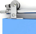 Sliding Door System Stainless Steel Sliding Barn Door Hardware Kit Rail System Industrial Track 4 Shape Rollers