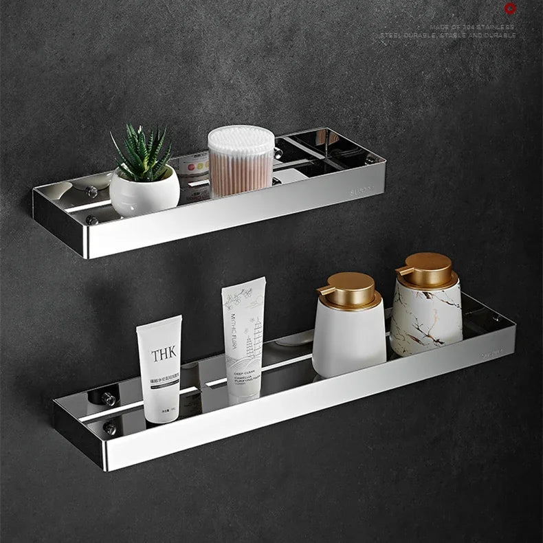 Bathroom Accessories Stainless Steel Bathroom Storage Rack Shower Storage Rack Bathroom Shelves  Bathroom Organizer  Wall Shelf