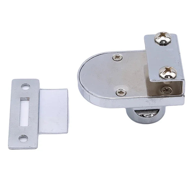 New Glass Display Cabinet/Showcase Locks Zinc Alloy Single/Double Door No Need Drilling Easy To Install Home Tool