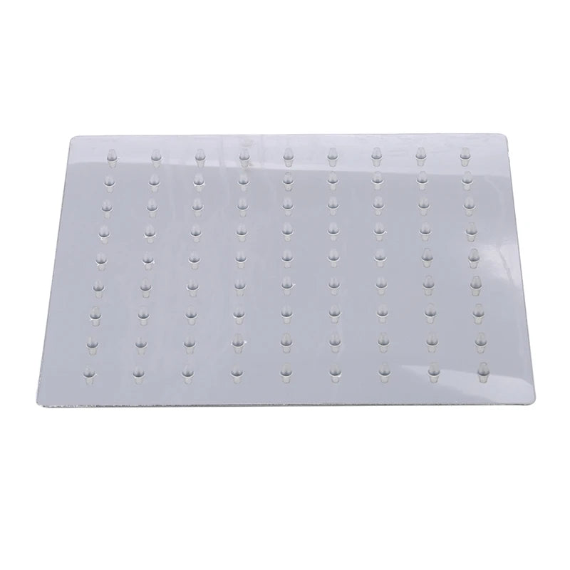 6/8/10 Inch Ultra-thin Waterfall Shower Heads Stainless Steel High Quality Square Round Portable Practical Rainfall Shower Head