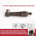Solid Handle For Anti-theft Door Durable Non Rusting  Thickened Material Household Door Room Bedroom Universal Handle
